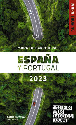 Mapa de Carreteras de España y Portugal 1:340.000, 2023