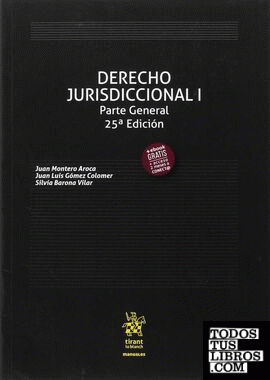 Derecho Jurisdiccional I Parte General 25ª Edición 2017