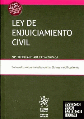 Ley de Enjuiciamiento Civil 30ª Edición 2017