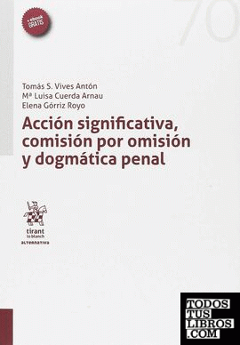 Acción Significativa, Comisión por Omisión y Dogmática Penal