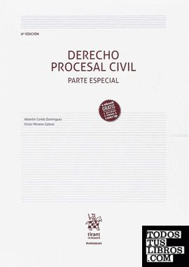Derecho Procesal Civil Parte Especial 9ª Edición