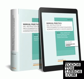Manual práctico del instructor de los procedimientos sancionadores administrativos y disciplinarios (Papel + e-book)