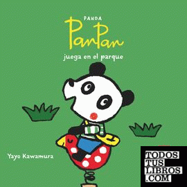 Panda PanPan juega en el parque