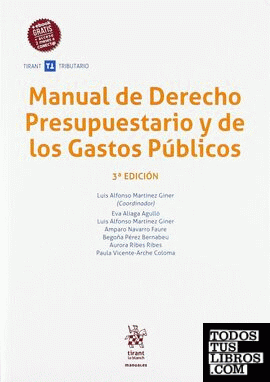 Manual de Derecho Presupuestario y de los Gastos Públicos