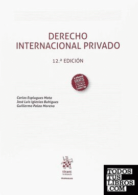 Derecho Internacional Privado 12ª Edición 2018