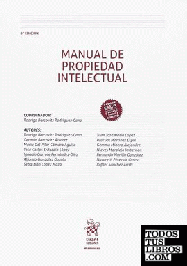 Manual de Propiedad Intelectual 8ª Edición 2018