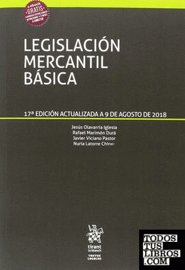 Legislación Mercantil Básica 17ª Edición 2018