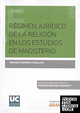 Régimen jurídico de la religión en los estudios de magisterio (DÚO)