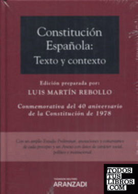 Constitución Española: texto y contexto (Papel + e-book)