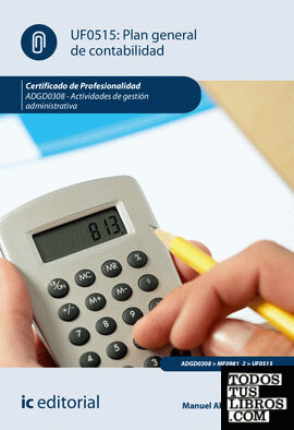 Plan general de contabilidad. ADGD0308 - Actividades de gestión administrativa