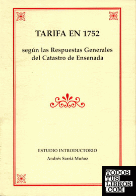 Tarifa en 1752