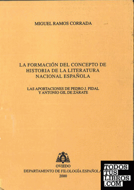 La formación del concepto de historia de la literatura nacional española