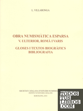 Obra numismàtica Esparsa (Obra completa) [5 volums]