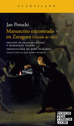 Manuscrito encontrado en Zaragoza