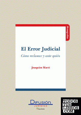 EL ERROR JUDICIAL