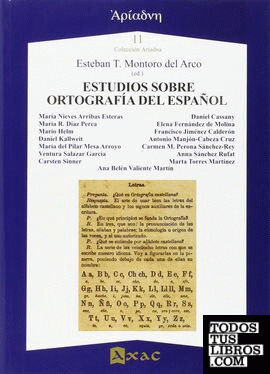 Estudios sobre ortografía del español