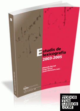 Estudis de Lexicografia 2003-2005
