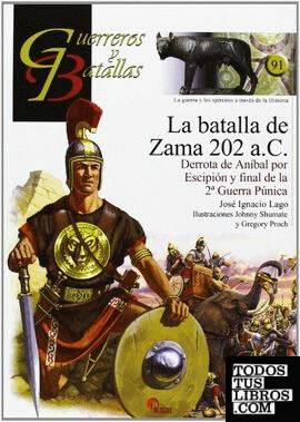 La batalla de Zama 202 a.C.