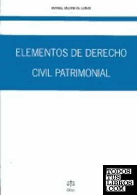 ELEMENTOS DE DERECHO CIVIL PATRIMONIAL