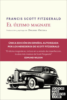 El  último magnate – Francis Scott Fitzgerald   978849284097