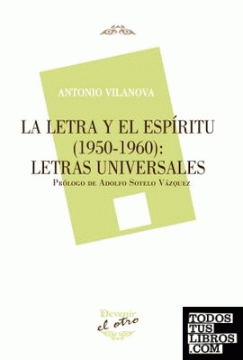 LETRA Y EL ESPIRITU, 66  (1950-1960)