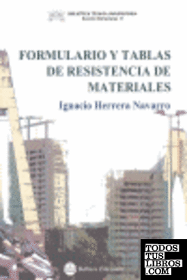 Formulario y tablas de resistencia de materiales