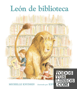 León de biblioteca