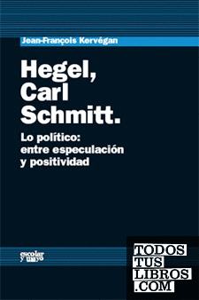 Hegel, Carl Schmitt