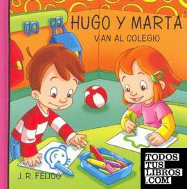 Hugo y Marta van al colegio
