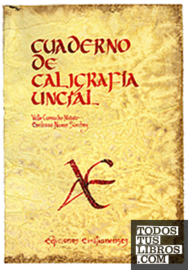 Cuaderno de caligrafía Uncial