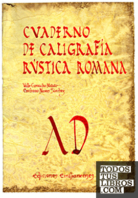 Cuaderno de caligrafía Rústica Romana