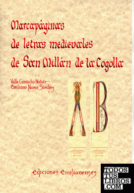 Marcapáginas de letras medievales de san Millán de la Cogolla