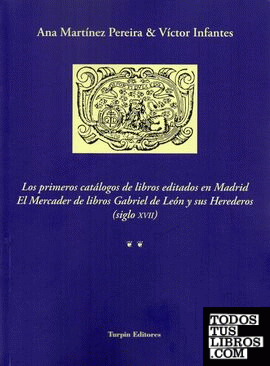 Los primeros catálogos de libros editados en Madrid