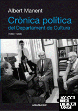 Crònica política del Departament de Cultura, 1980-1988