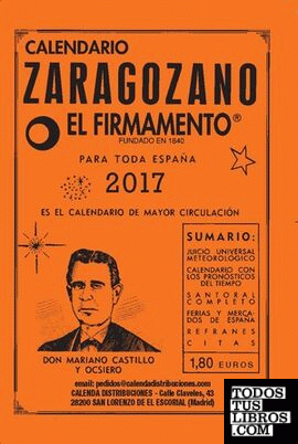 Calendario Zaragozano 2017