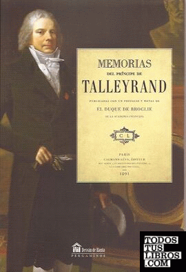 Memorias del príncipe de Talleyrand