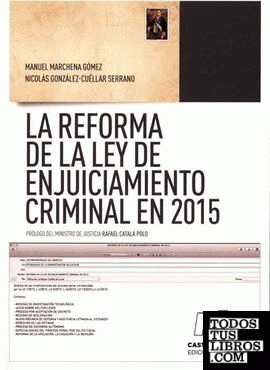 La Reforma de la Ley de Enjuiciamiento Criminal en 2015