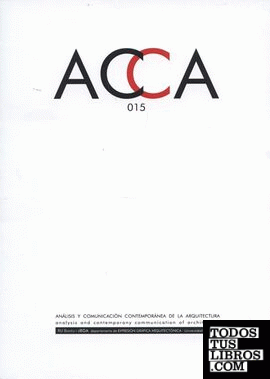 Acca 15. análisis y comunicación contemporánea de la arquitectura