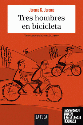 Tres hombres en bicicleta