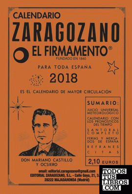 Calendario Zaragozano 2018