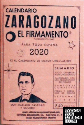 Calendario Zaragozano 2020