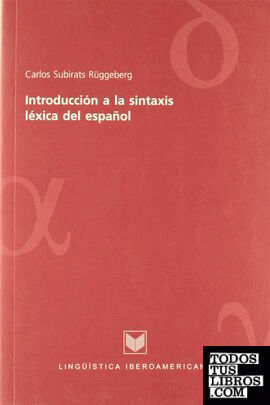 Introducción a la gramática léxica del español, 2001