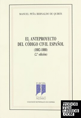 El anteproyecto del Código Civil español