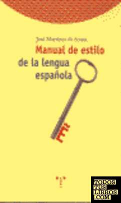 Manual de estilo de la lengua española