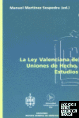 La Ley valenciana de uniones de hecho
