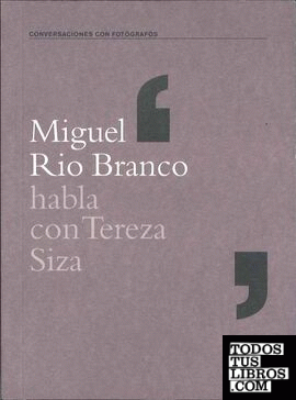 Miguel Río Branco habla con Teresa Siza