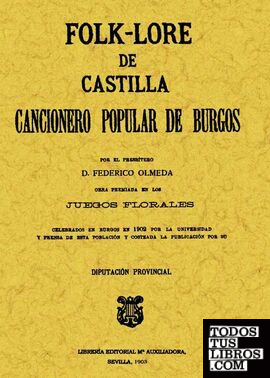 Folk-lore de Castilla o Cancionero popular de Burgos