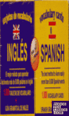 Tarjetas de vocabulario inglés/español