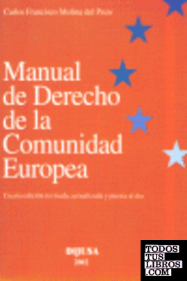 Manual de derecho de la Comunidad Europea