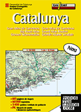 Catalunya, gran atles de carreteres = Gran atlas de carreteras = Big road atlas = Grand atlas routier, 1:150000 / 1 cm = 0,5 km